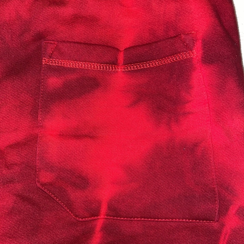 Red tie dye joggers - Picture 5 of 5